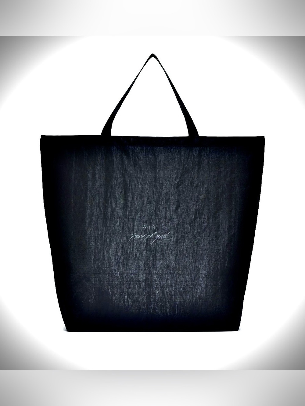🆕 Fear of God x Nike Air Tote Bag XL in Black Canvas Streetwear Designer Rare